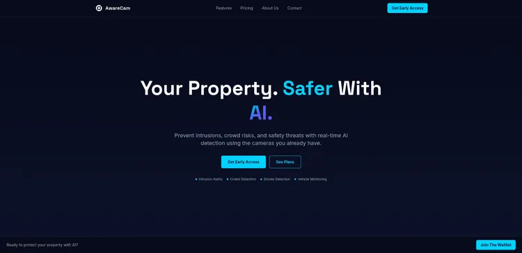 AwareCam: AI-Powered Cloud Video Surveillance