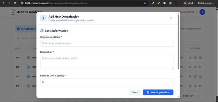 ChartWhisper: Healthcare Analytics Platform